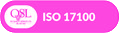 QSL certificate ISO 17100